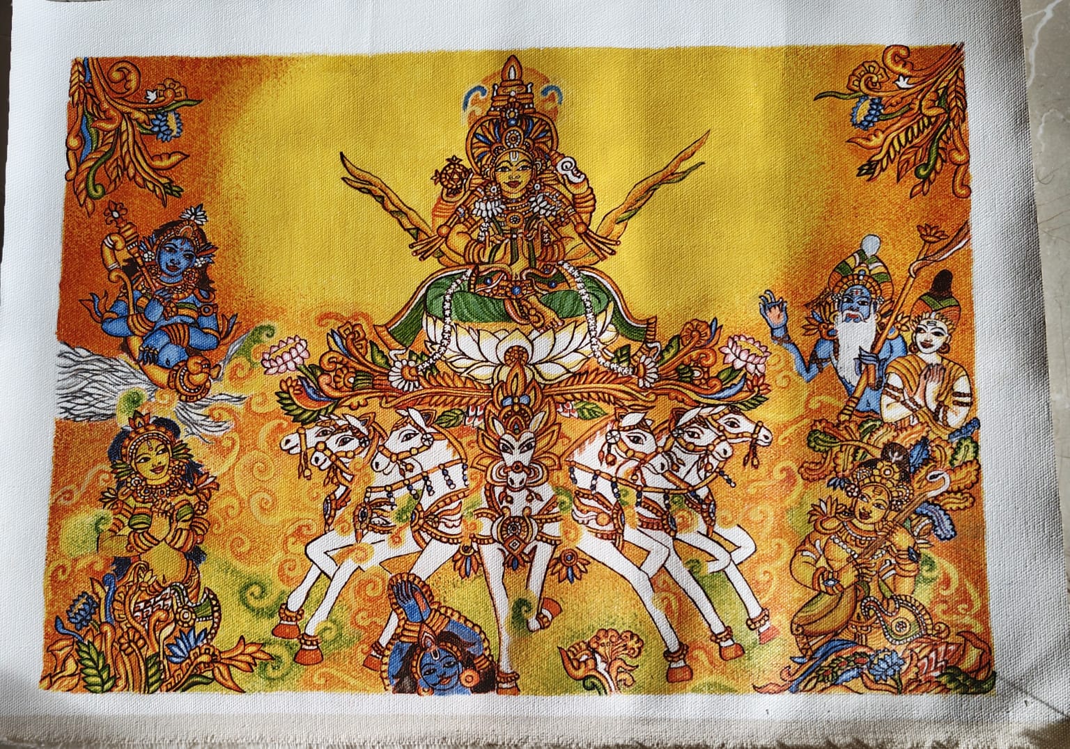 Mural paintings for Graduation Ceremony